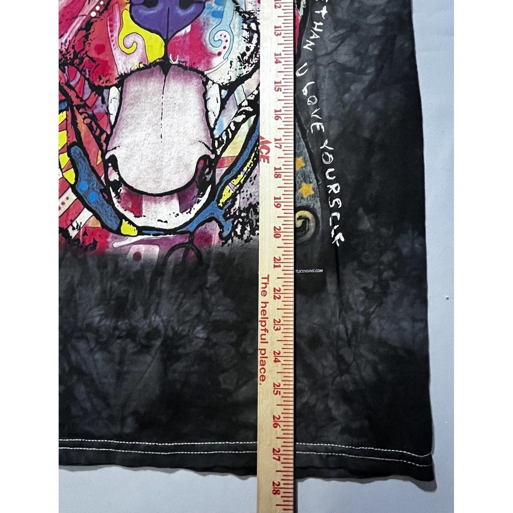 Dog Lover Small T-Shirt Colorful Tie Dye Short Sleeve Inspirational Art To Wear - Picture 4 of 8